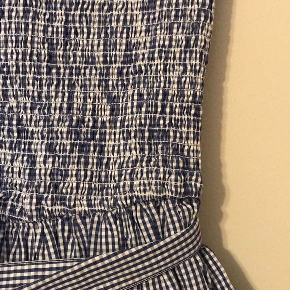 🌺Strapless Gingham Hollister Dress with Bow - Picture 4 of 6